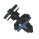 3701021 Plastmasinis įspaudžiamas laikiklis 8 mm  