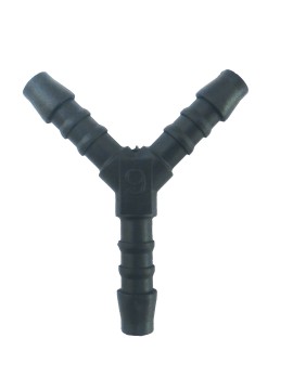 Tube connector 6 x 6 x 6 mm      