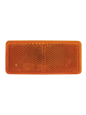Yellow 40x90 mm rectangle side reflector 