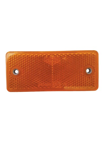 Yellow 40x90 mm rectangle side reflector  