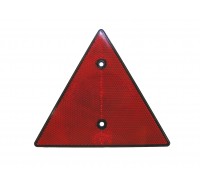 Red 160x140mm triangle rear reflector  