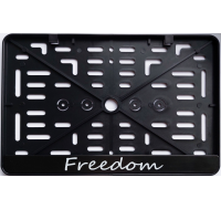 Мото рамка - c шелкографией - Freedom 150 x 250 мм 