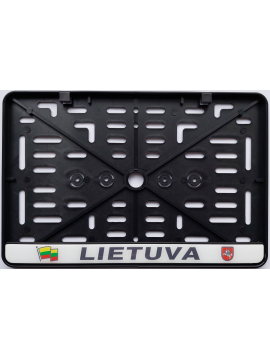 Мото рамка - c силиконовой наклейкой - Lietuva 150 x 250 мм 