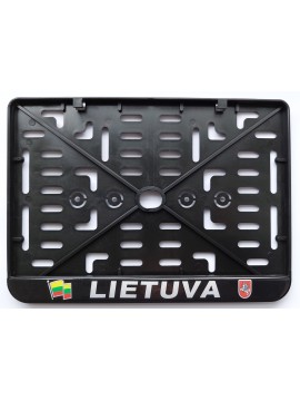 License plate frame - For motorcycles, ATVs, agricultural machinery - Lithuanian type R15 235 x 155 mm  
