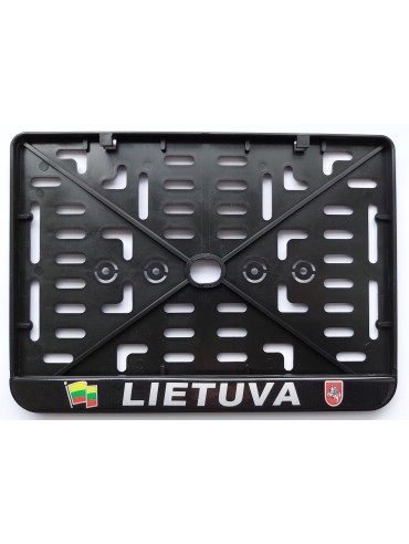 License plate frame - For motorcycles, ATVs, agricultural machinery - Lithuanian type R15 235 x 155 mm  