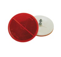 Red 78 mm round rear reflector   