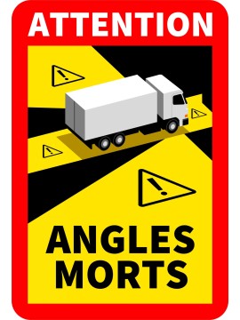 Наклейка Слепая зона (Angles Morts)