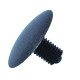 370A20-08 Plastmasinis laikiklis 11 mm - juodas   