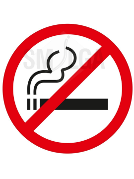 Наклейка Курение запрещено