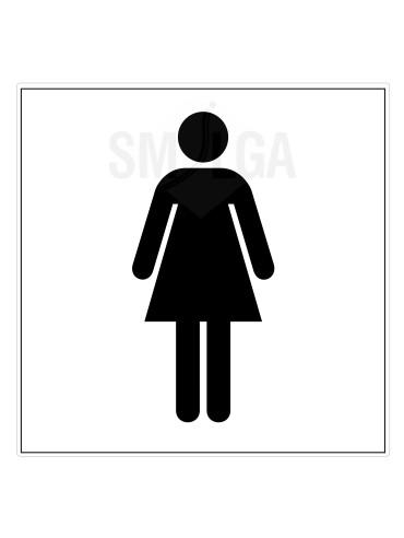 Sticker "WC women"  