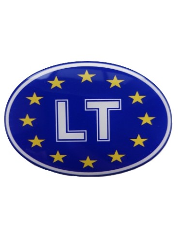 Наклейка "LT с флагом EU"  