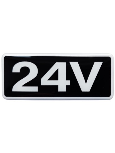 Sticker "24V"  