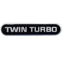 Наклейка TWIN TURBO  