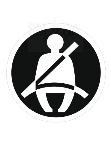 Sticker "Seat belts"    