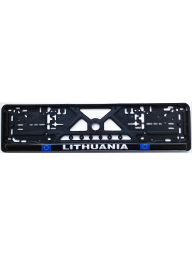 Номерная рамка с силиконовой наклейкой LITHUANIA
