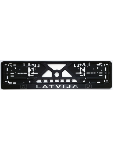 Номерная рамка с рельефным знаком Латвия