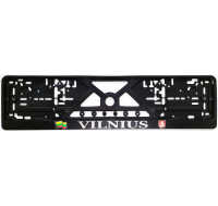 Номерная рамка с рельефным знаком VILNIUS