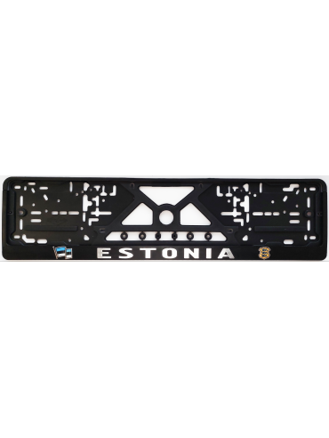 Номерная рамка с рельефным знаком ESTONIA