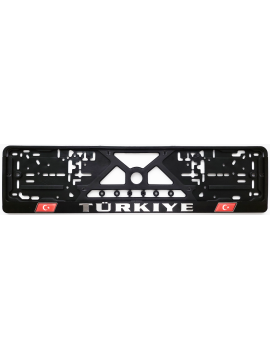 Номерная рамка с рельефным знаком TURKIYE