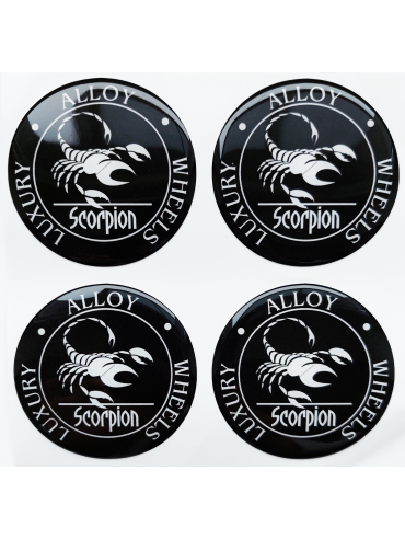 Wheel cover sticker "Scorpion" 4 pcs.