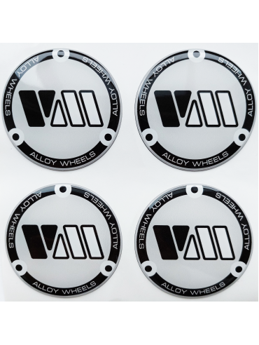 Wheel cover sticker "WA" 4 pcs. 