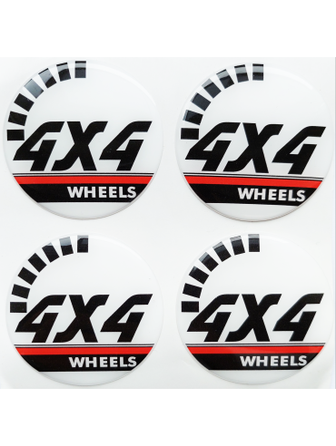 Wheel cover sticker "4x4" 4 pcs. 