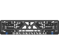 Номерная рамка - c шелкографией - DRUSKININKAI