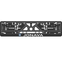 License plate frame - silkscreen printing - JONAVA
