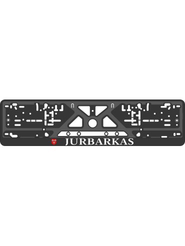 Номерная рамка - c шелкографией - JURBARKAS
