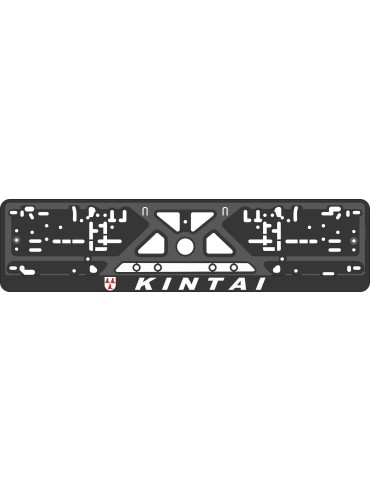 License plate frame - silkscreen printing - KINTAI