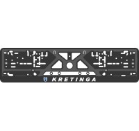 License plate frame - silkscreen printing - KRETINGA