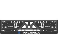 License plate frame - silkscreen printing - PALANGA