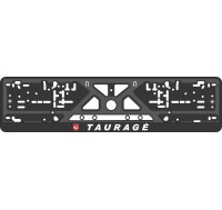 License plate frame - silkscreen printing - TAURAGĖ