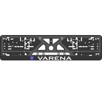License plate frame - silkscreen printing - VARĖNA