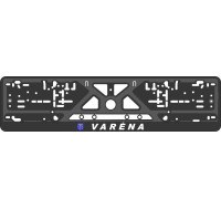 License plate frame - silkscreen printing - VARĖNA 