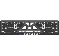 License plate frame - silkscreen printing - ZARASAI