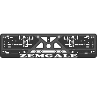Номерная рамка - c шелкографией - ZEMGALE