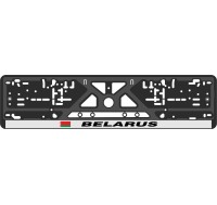 License plate frame - silkscreen printing - BELARUS  