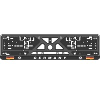 License plate frame - silkscreen printing - GERMANY 