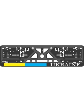 License plate frame - silkscreen printing - UKRAINE