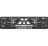 License plate frame - silkscreen printing - JURGITA