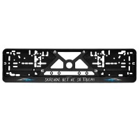 License Number Plate Frame Holder - silkscreen printing - silkscreen printing - SKRENDU, BET NE SU TAVIMi