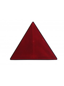 Red 153x133mm triangle rear reflector  