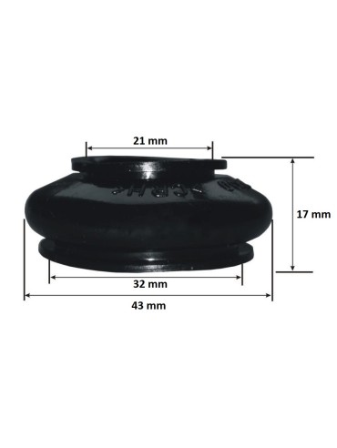 Universal rubber ball joint dust boot covers Ø22-32mm