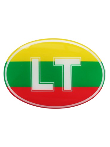Sticker "LT with flag"  