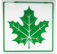 Polymer Maple leaf sticker