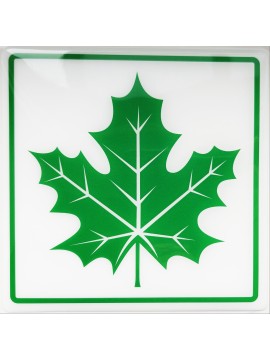 Polymer Maple leaf sticker