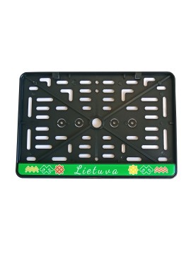 Valstybinio numerio rėmelis - Motociklinis - su polimeriniu lipduku - Lietuva 150 x 250 mm